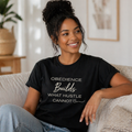 Obedience Builds What Hustle Cannot T-Shirt | Faith-Based Christian Tee for Women | Purpose-Driven Minimalist Apparel