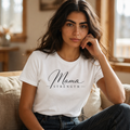 Mama Strength T-Shirt | Faith-Based Mom Tee | Christian Motherhood Shirt | Minimalist Feminine Apparel