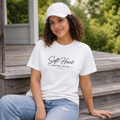 Soft Heart Strong Faith T-Shirt | Minimalist Christian Tee for Women | Faith-Based Feminine Apparel