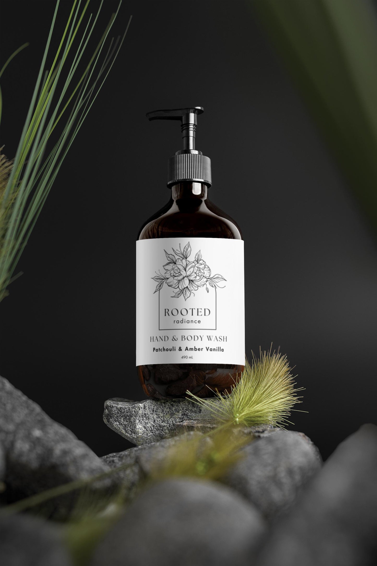 Hand & Body Wash, Patchouli & Amber Vanilla